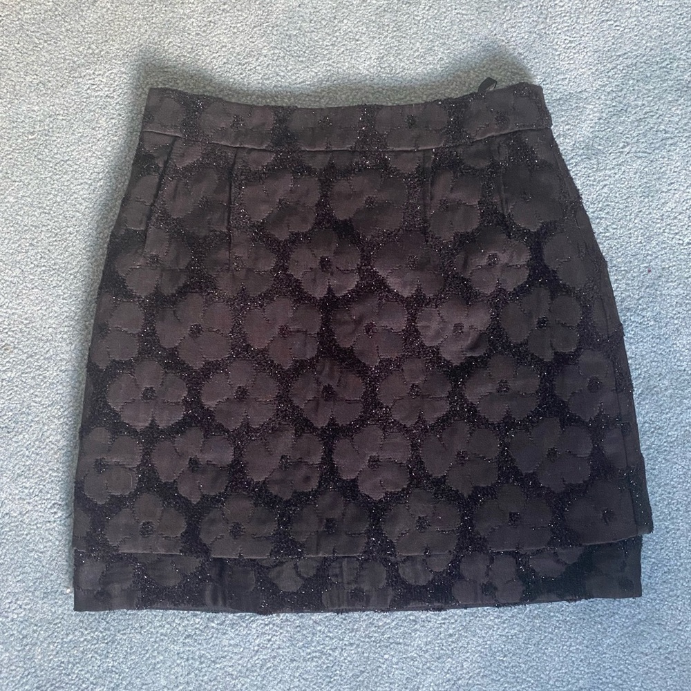TopShop black midi skirt